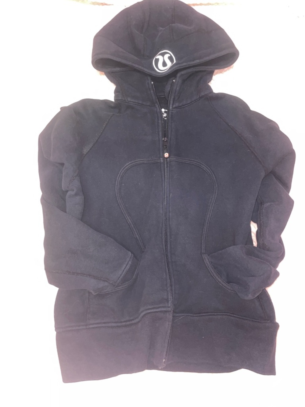 lululemon athletica Scuba Black Zip-Up Hoodie